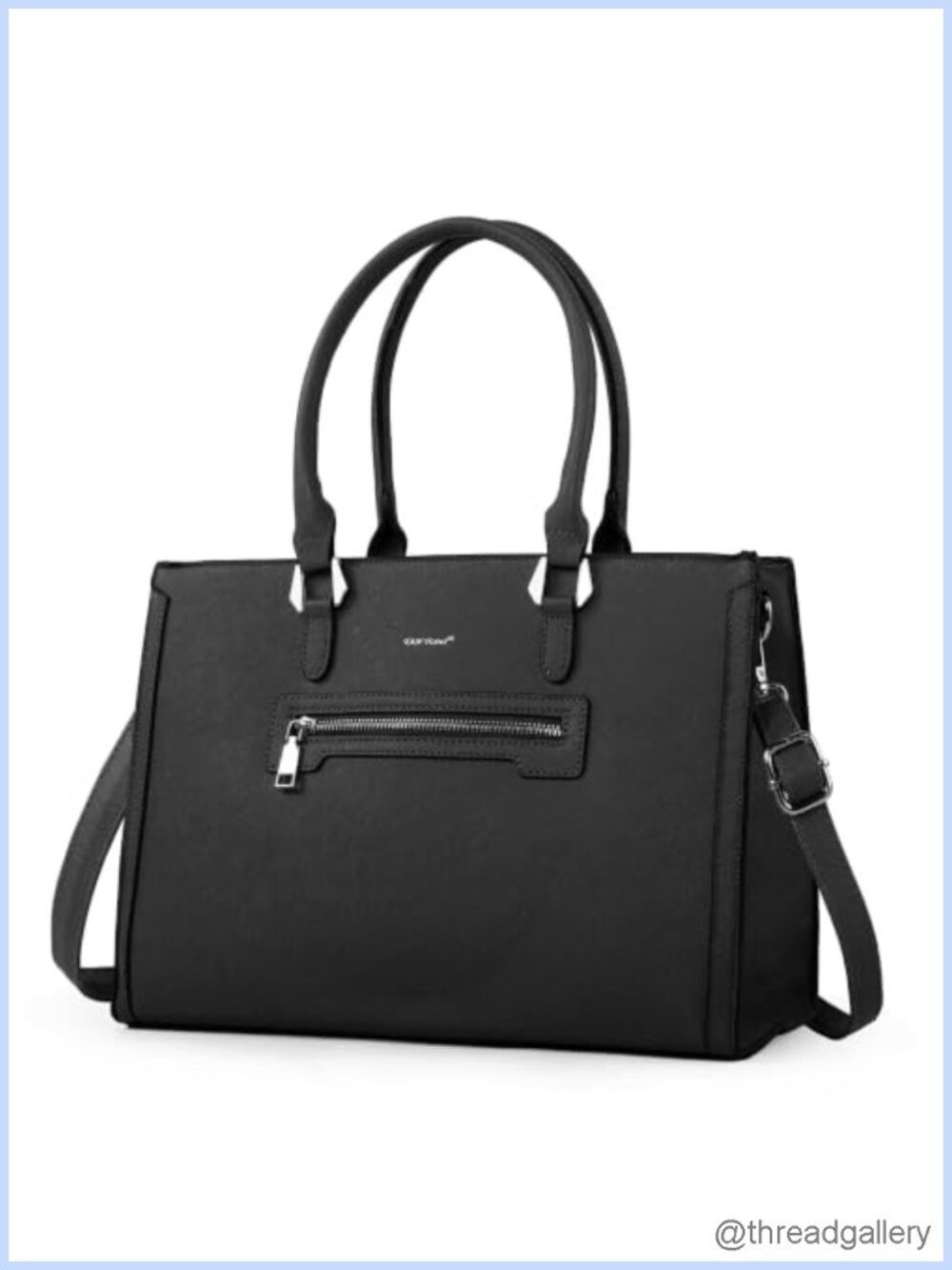 Medium Vegan Leather Satchel Handbag Top Handle with Pockets